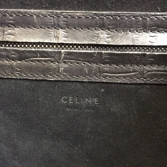 Celine Large Phantom Croc Embossed Leather Bag - Picture 6 of 8